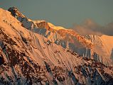 19 Annapurna Fang Close Up At Sunset From Kalopani Around Dhaulagiri